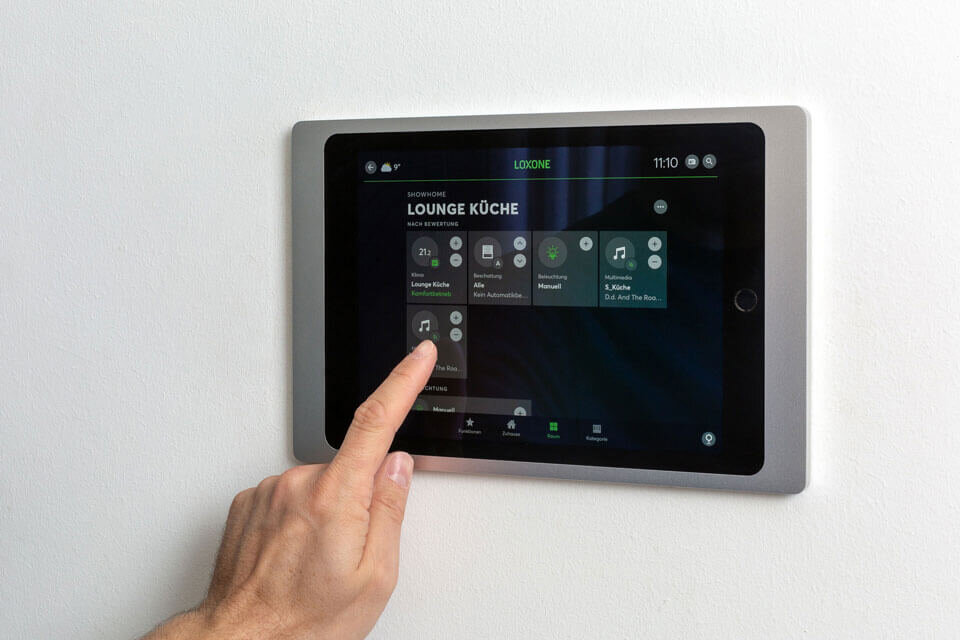 Darstellung Regelung mit Loxone