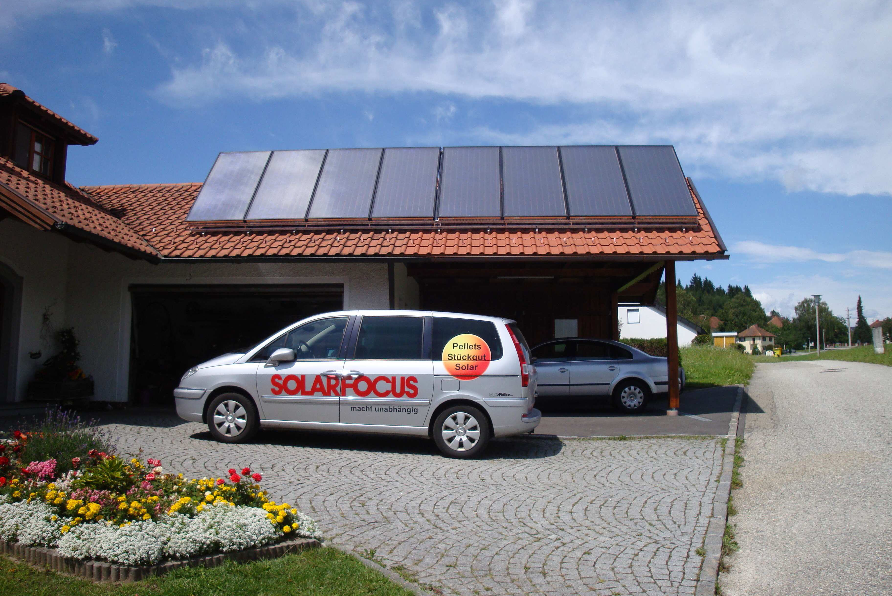 Einfamilienhaus mit Solaranlage