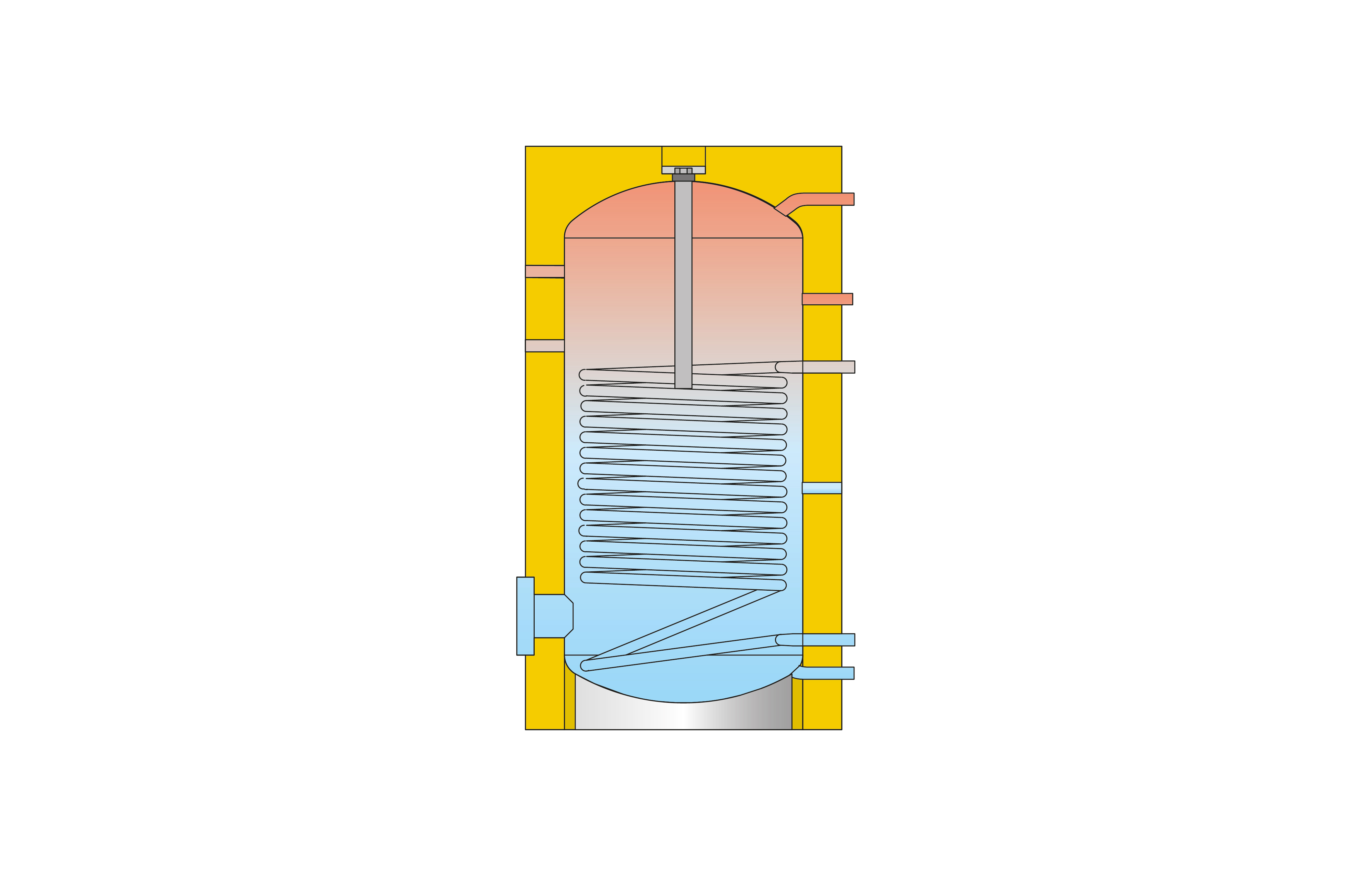 Trinkwasserspeicher monovalent